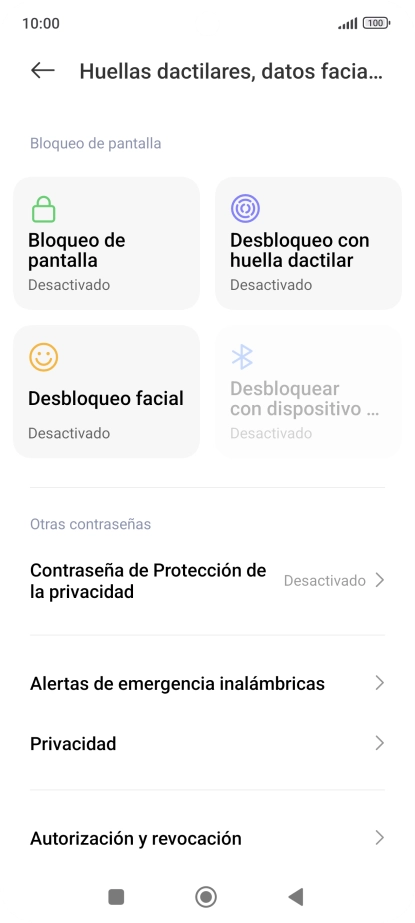 Pulsa Privacidad.