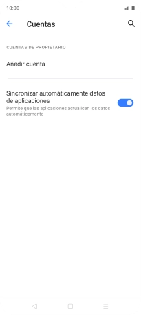 Pulsa Añadir cuenta.