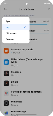Pulsa el ajuste deseado. Pulsa el ajuste deseado.