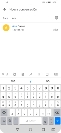 Pulsa el contacto deseado. Pulsa el contacto deseado.