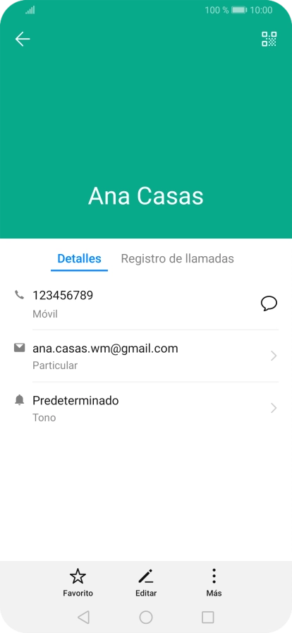 Pulsa el número de teléfono. Pulsa el número de teléfono.