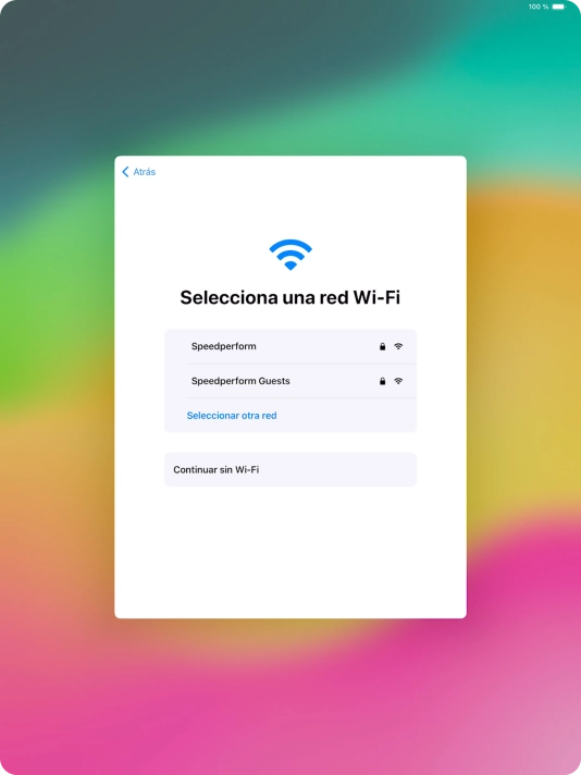 Pulsa la red wifi deseada. Pulsa la red wifi deseada.
