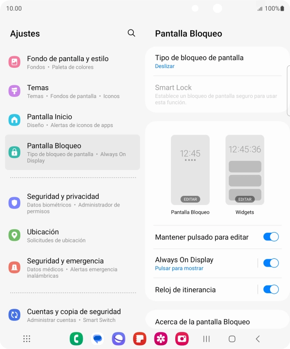 Pulsa Tipo de bloqueo de pantalla. Pulsa Tipo de bloqueo de pantalla.