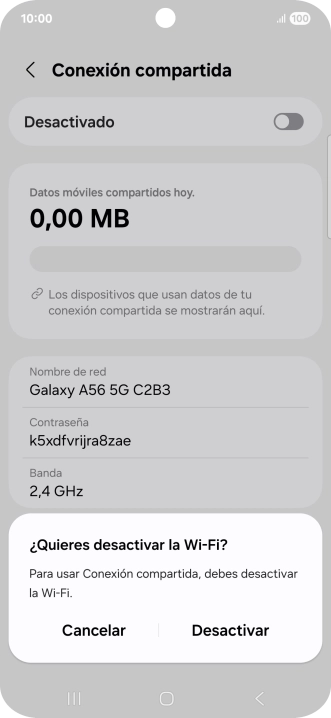 Pulsa Desactivar.
