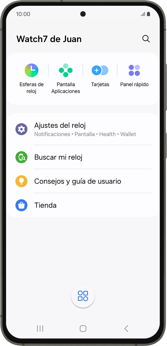 En el teléfono: Pulsa Tienda.