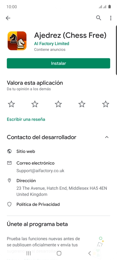 Pulsa la tecla de inicio para terminar y regresar a la pantalla de inicio.