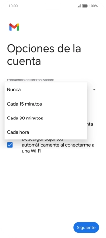 Pulsa el ajuste deseado. Pulsa el ajuste deseado.