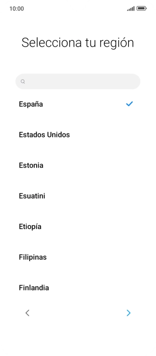Pulsa el país o el área deseados. Pulsa el país o el área deseados.