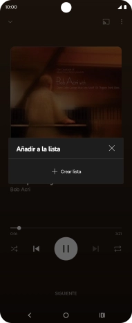 Pulsa Crear lista. Pulsa Crear lista.