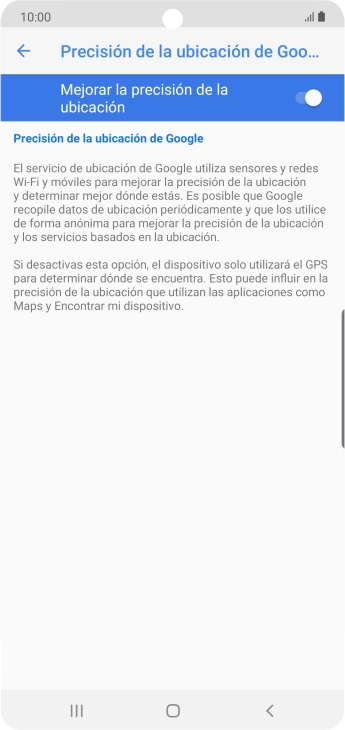 Si pulsas el indicador junto a Si pulsas el indicador junto a