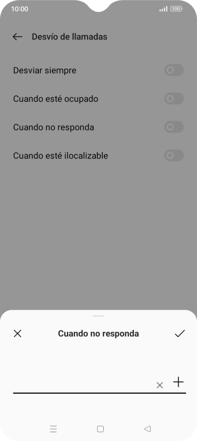 Introduce +34600132000 y pulsa el icono de aceptar. Introduce +34600132000 y pulsa el icono de aceptar.