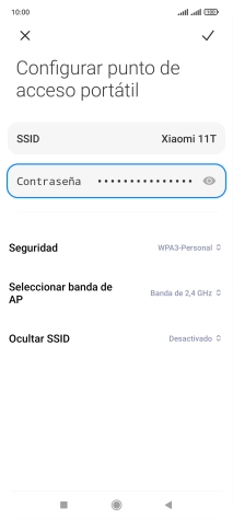 Pulsa el icono de aceptar. Pulsa el icono de aceptar.