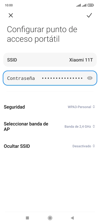 Pulsa el icono de aceptar. Pulsa el icono de aceptar.