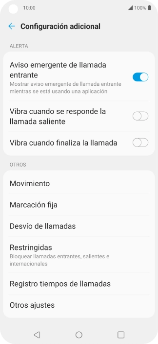 Pulsa Desvío de llamadas.