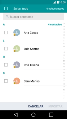 Pulsa Selec. todo. Pulsa Selec. todo.