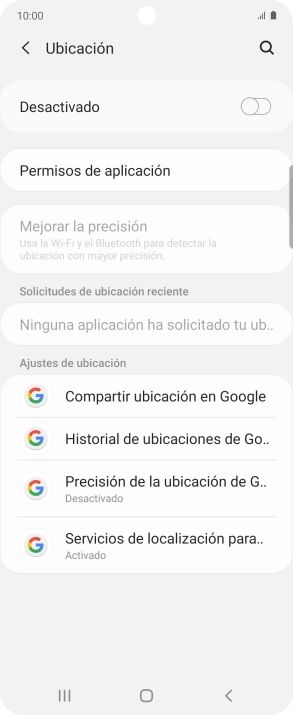 Pulsa el indicador para activar o desactivar la función. Pulsa el indicador para activar o desactivar la función.
