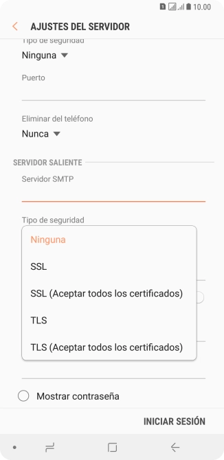 Pulsa Ninguna para desactivar la función. Pulsa Ninguna para desactivar la función.