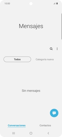 Pulsa el icono de nuevo mensaje.