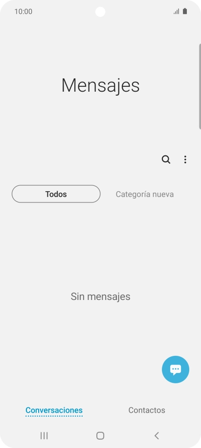 Pulsa el icono de nuevo mensaje.