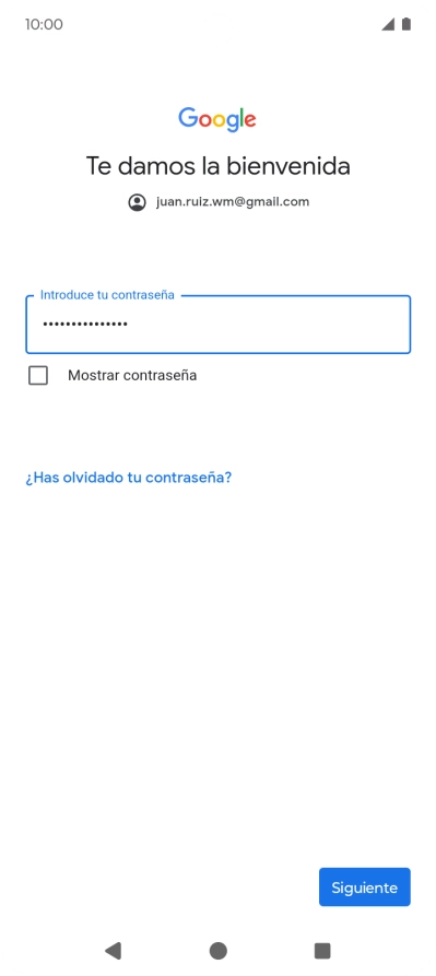 Pulsa Siguiente.