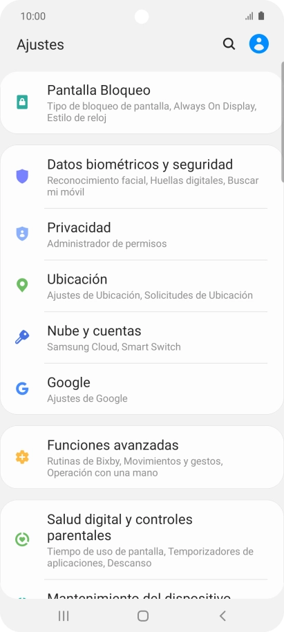 Pulsa Nube y cuentas. Pulsa Nube y cuentas.