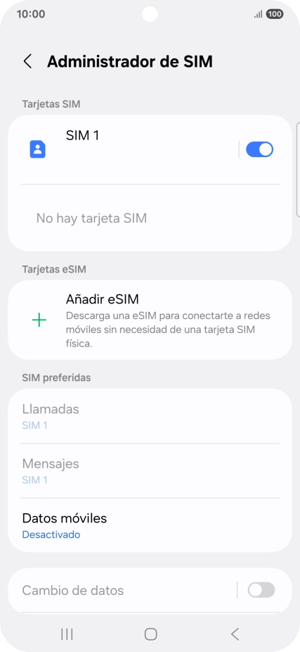 Pulsa Añadir eSIM. Pulsa Añadir eSIM.