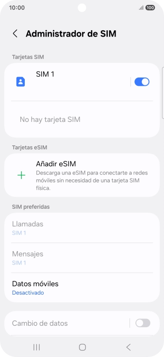 Pulsa Añadir eSIM. Pulsa Añadir eSIM.