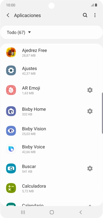 Pulsa la app deseada. Pulsa la app deseada.