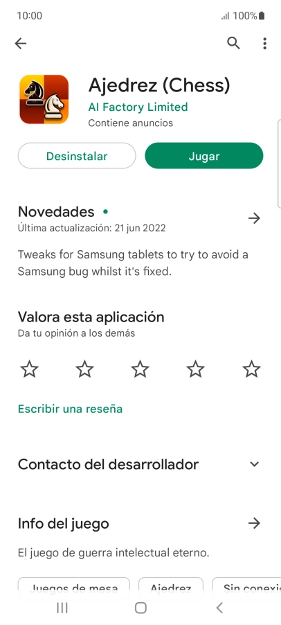 Pulsa Desinstalar. Pulsa Desinstalar.