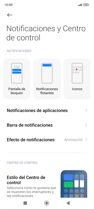 Pulsa Notificaciones de aplicaciones. Pulsa Notificaciones de aplicaciones.