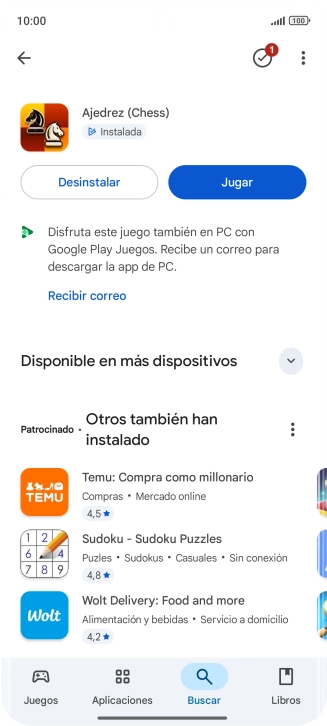 Desliza el dedo hacia arriba desde la parte inferior de la pantalla para terminar y volver a la pantalla de inicio. Desliza el dedo hacia arriba desde la parte inferior de la pantalla para terminar y volver a la pantalla de inicio.