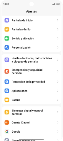 Pulsa Sonido y vibración. Pulsa Sonido y vibración.