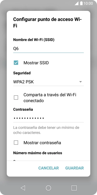 Pulsa en el campo bajo 