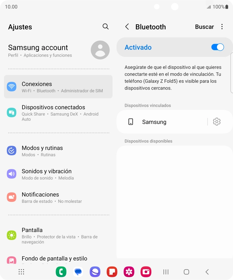 Pulsa la tecla de inicio para terminar y regresar a la pantalla de inicio.