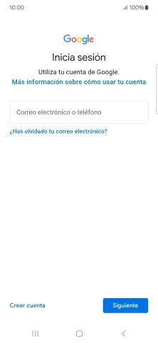 Si no tienes una cuenta de Google, pulsa Crear cuenta y sigue las indicaciones de la pantalla para ver cómo crear una cuenta nueva. Si no tienes una cuenta de Google, pulsa Crear cuenta y sigue las indicaciones de la pantalla para ver cómo crear una cuenta nueva.