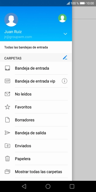 Pulsa la lista desplegable. Pulsa la lista desplegable.