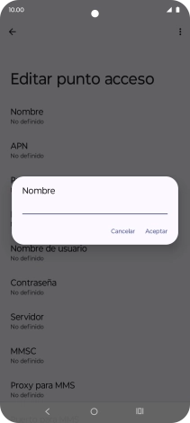 Introduce Vodafone Internet y pulsa Aceptar. Introduce Vodafone Internet y pulsa Aceptar.