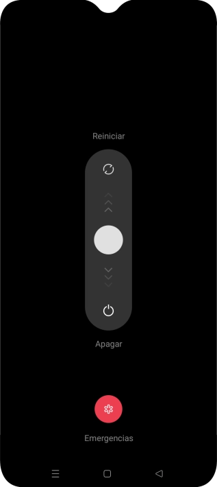 Pulsa el círculo y arrástralo hacia abajo. Pulsa el círculo y arrástralo hacia abajo.