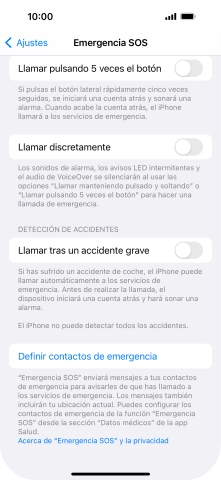 Pulsa el indicador junto a Pulsa el indicador junto a