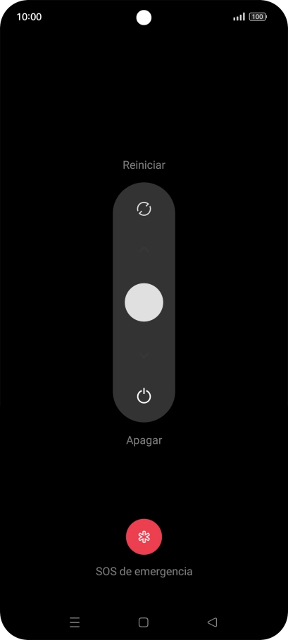 Pulsa el círculo y arrástralo hacia abajo. Pulsa el círculo y arrástralo hacia abajo.
