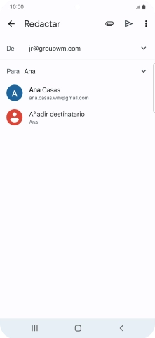 Pulsa el contacto deseado. Pulsa el contacto deseado.