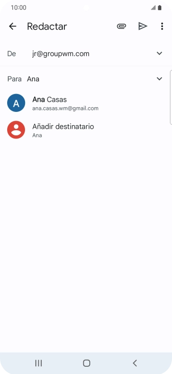 Pulsa el contacto deseado. Pulsa el contacto deseado.