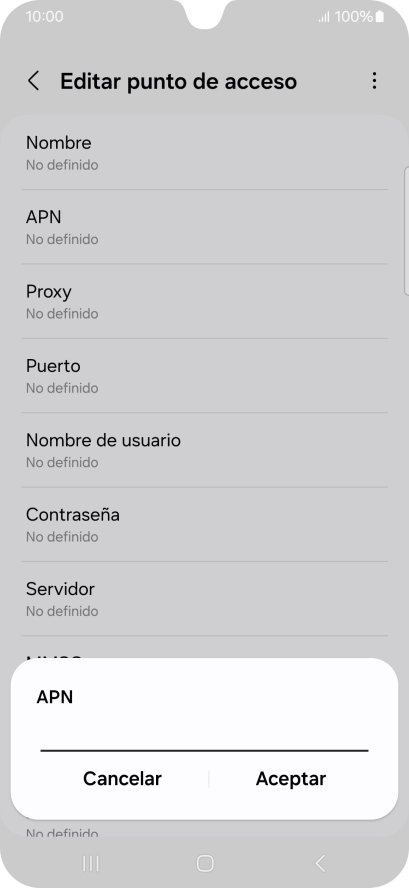 Introduce airtelwap.es y pulsa Aceptar. Introduce airtelwap.es y pulsa Aceptar.