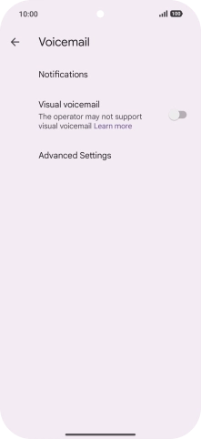 Press Advanced Settings. Press Advanced Settings.