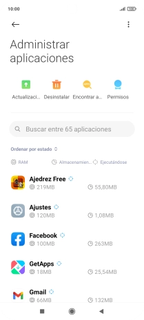 Pulsa la app deseada. Pulsa la app deseada.