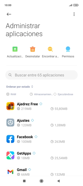 Pulsa la app deseada. Pulsa la app deseada.