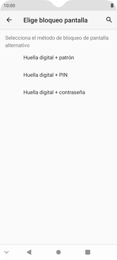 Pulsa el código de seguridad deseado y sigue las indicaciones de la pantalla para crear un código de seguridad del teléfono adicional. Pulsa el código de seguridad deseado y sigue las indicaciones de la pantalla para crear un código de seguridad del teléfono adicional.