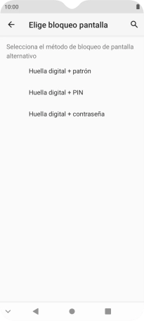 Pulsa el código de seguridad deseado y sigue las indicaciones de la pantalla para crear un código de seguridad del teléfono adicional. Pulsa el código de seguridad deseado y sigue las indicaciones de la pantalla para crear un código de seguridad del teléfono adicional.