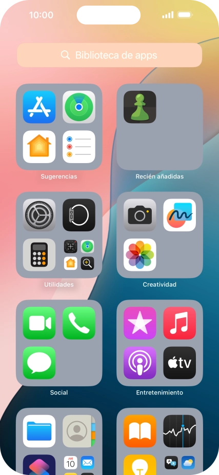 Pulsa la app deseada. Pulsa la app deseada.
