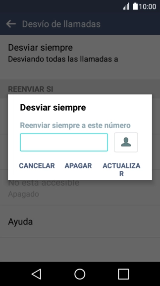Pulsa APAGAR.